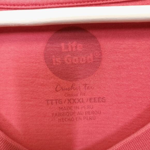 Life Is Good Womens Size 3xl Long Sleeve Shirt Holiday Bootie Red Crusher Tee​​ - Picture 3 of 5